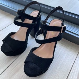 Black Platform Heels